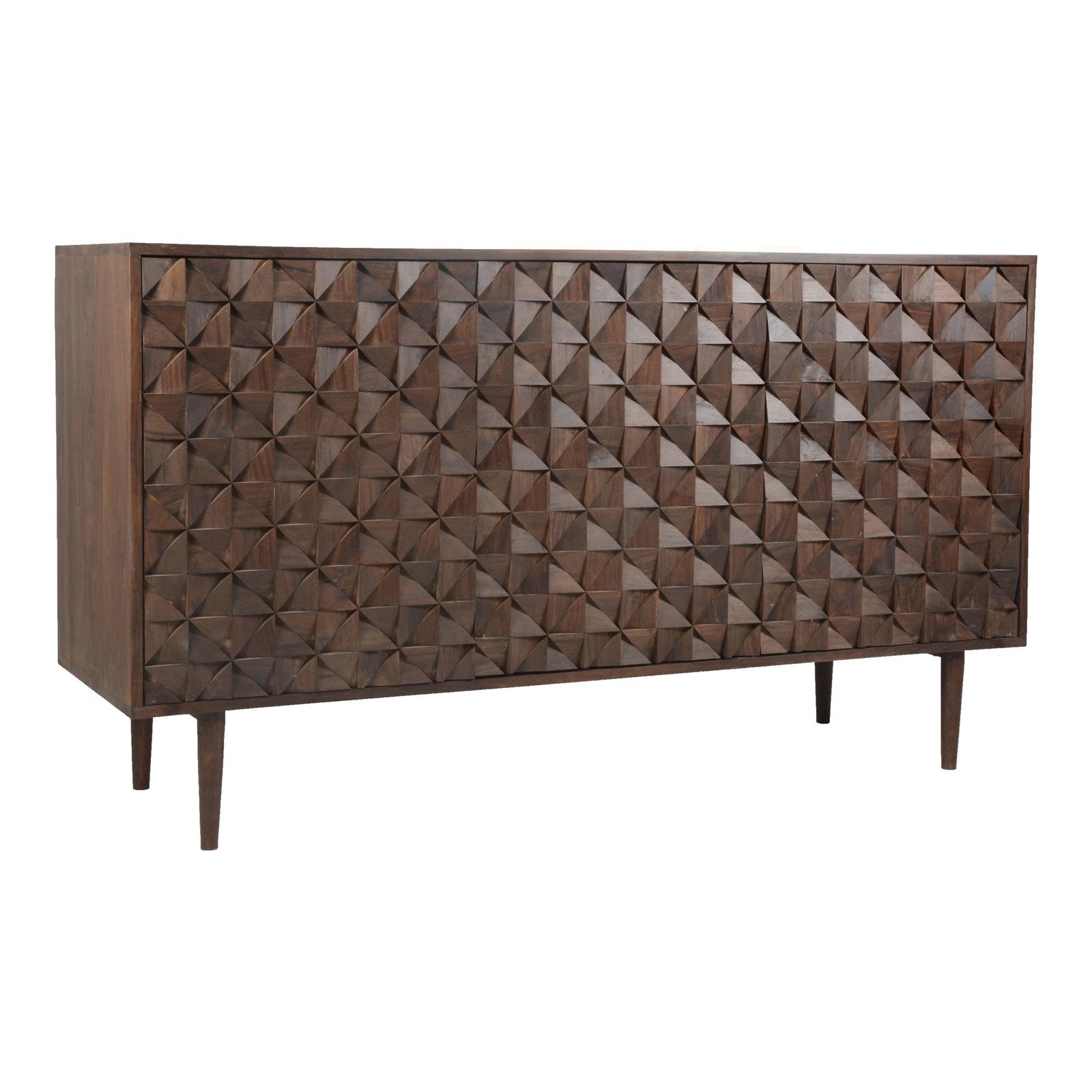 Moe's Home Collection - Pablo 3 Door Sideboard Brown - BZ-1039-03 | American Home Furniture