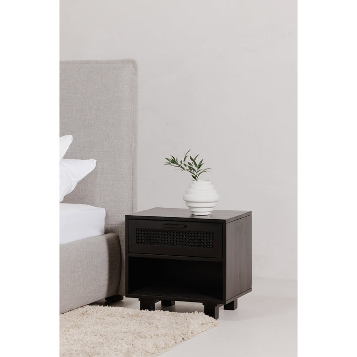 American Home Furniture | Moe's Home Collection - Ashton Nightstand Black