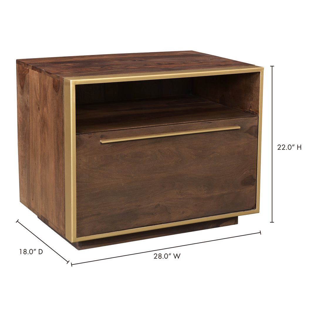 American Home Furniture | Moe's Home Collection - Focus Nightstand