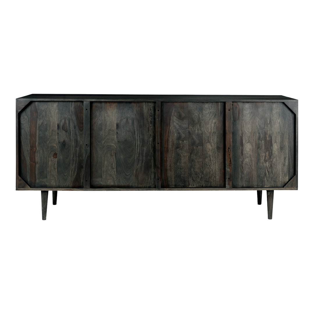 American Home Furniture | Moe's Home Collection - Pablo 4 Door Sideboard Black