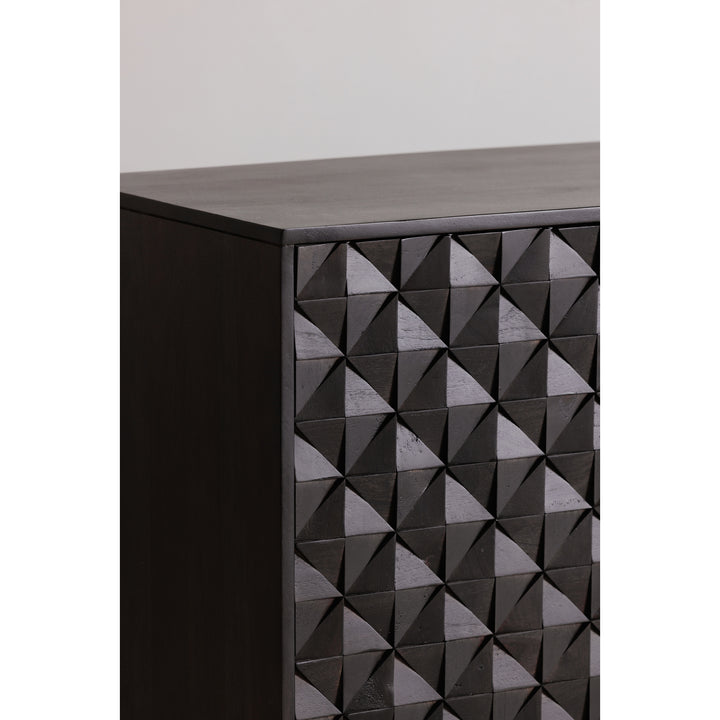 American Home Furniture | Moe's Home Collection - Pablo 4 Door Sideboard Black