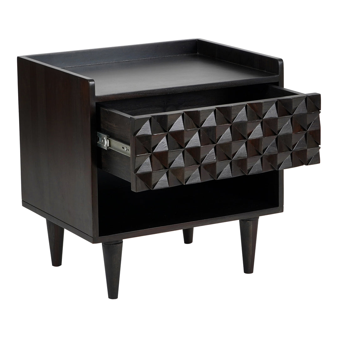 American Home Furniture | Moe's Home Collection - Pablo Nightstand Black