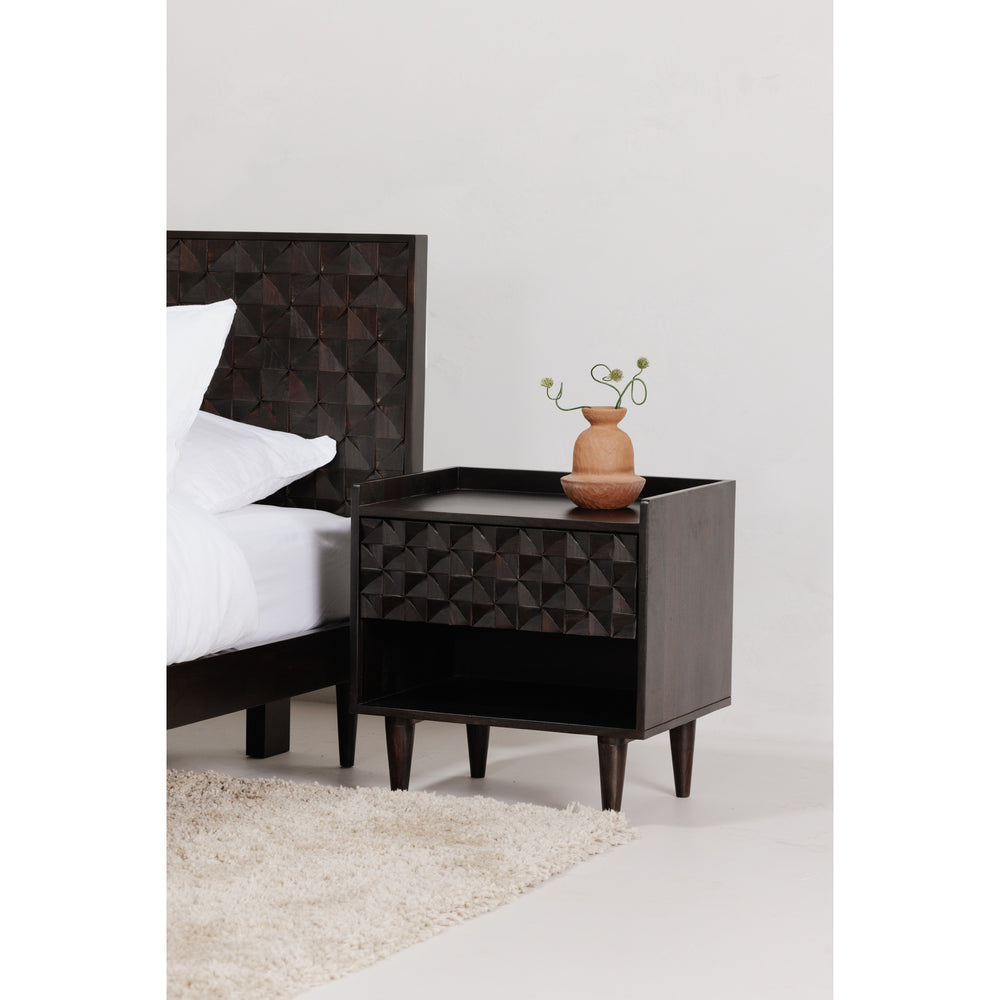 American Home Furniture | Moe's Home Collection - Pablo Nightstand Black