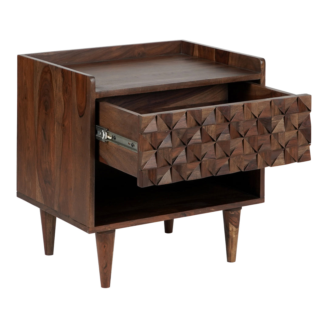 American Home Furniture | Moe's Home Collection - Pablo Nightstand Brown