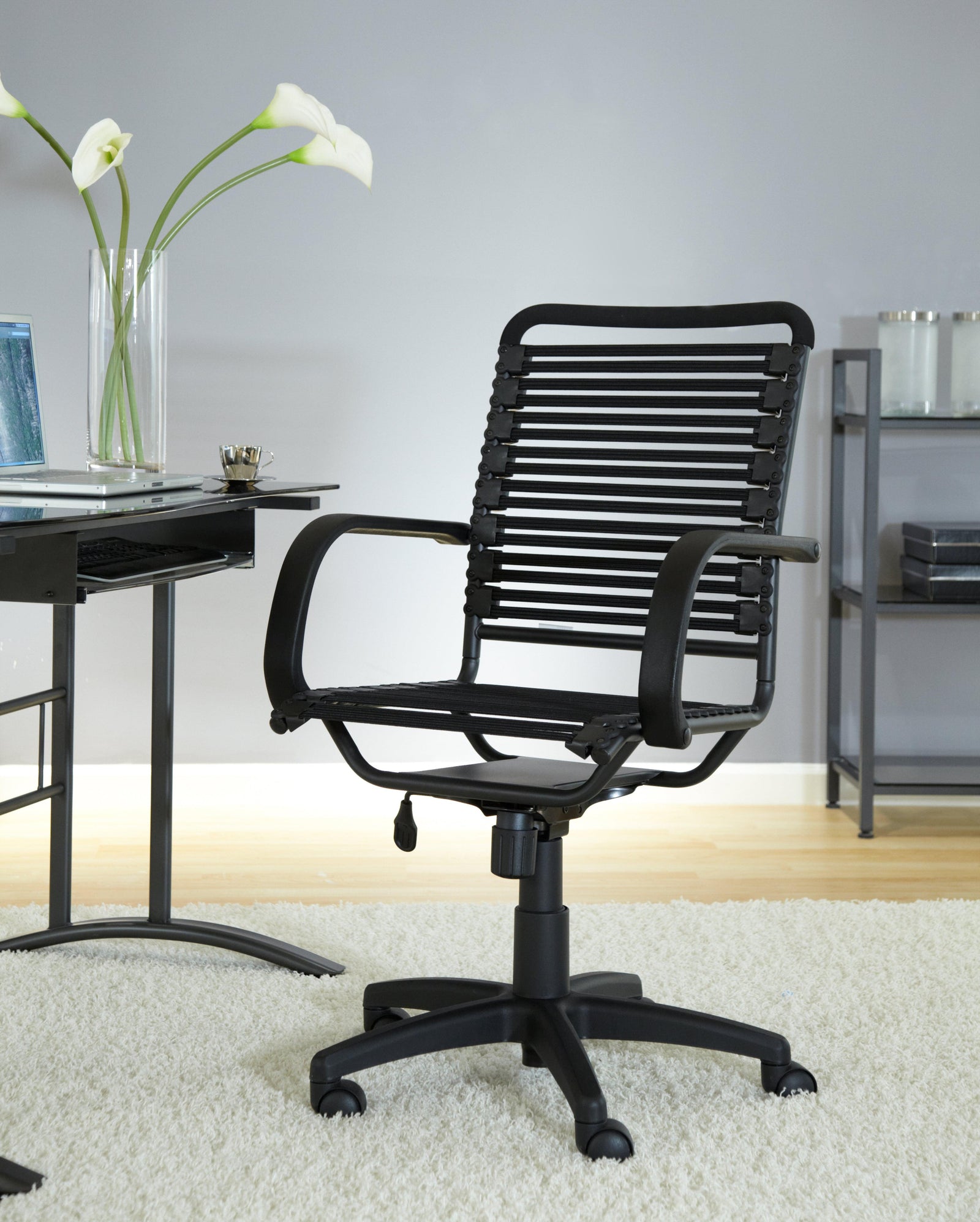 Euro Style Bungie Flat High Back Office Chair OFFICE CHAIRS