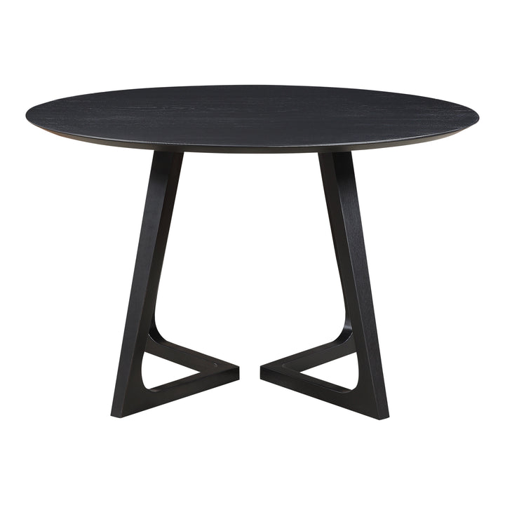 American Home Furniture | Moe's Home Collection - Godenza Dining Table Round Black Ash