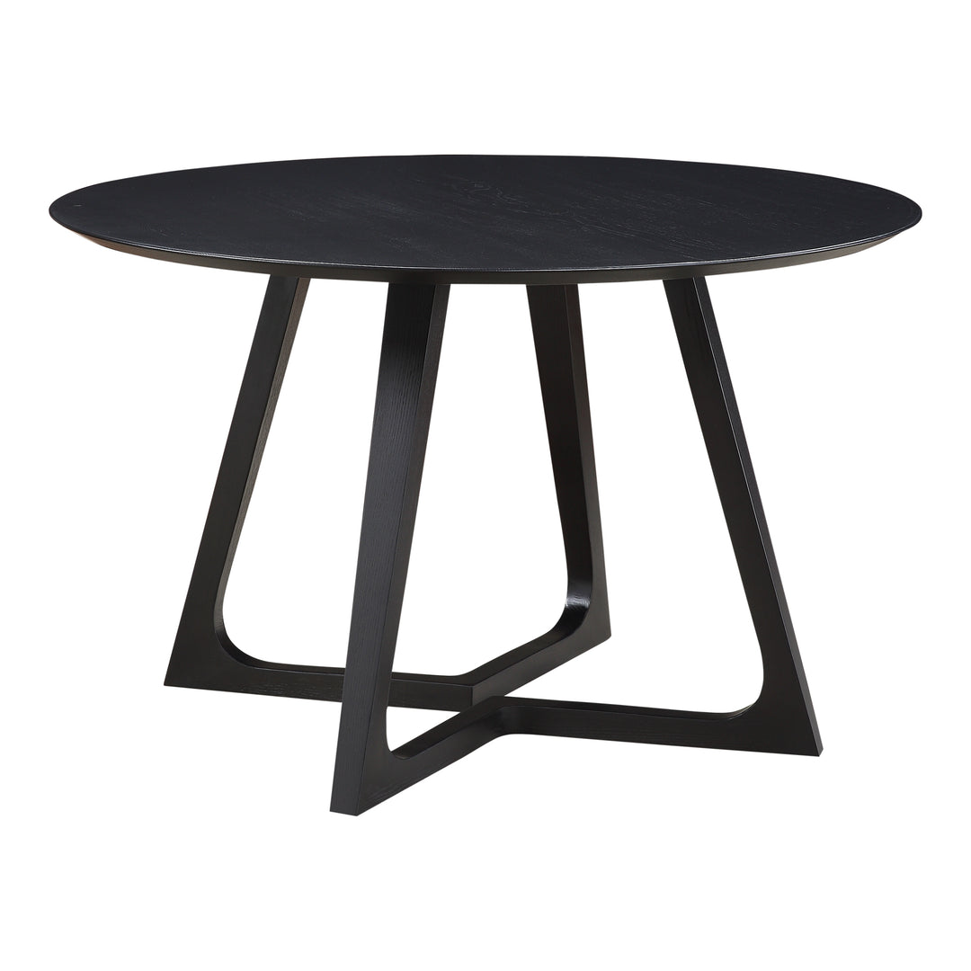 American Home Furniture | Moe's Home Collection - Godenza Dining Table Round Black Ash