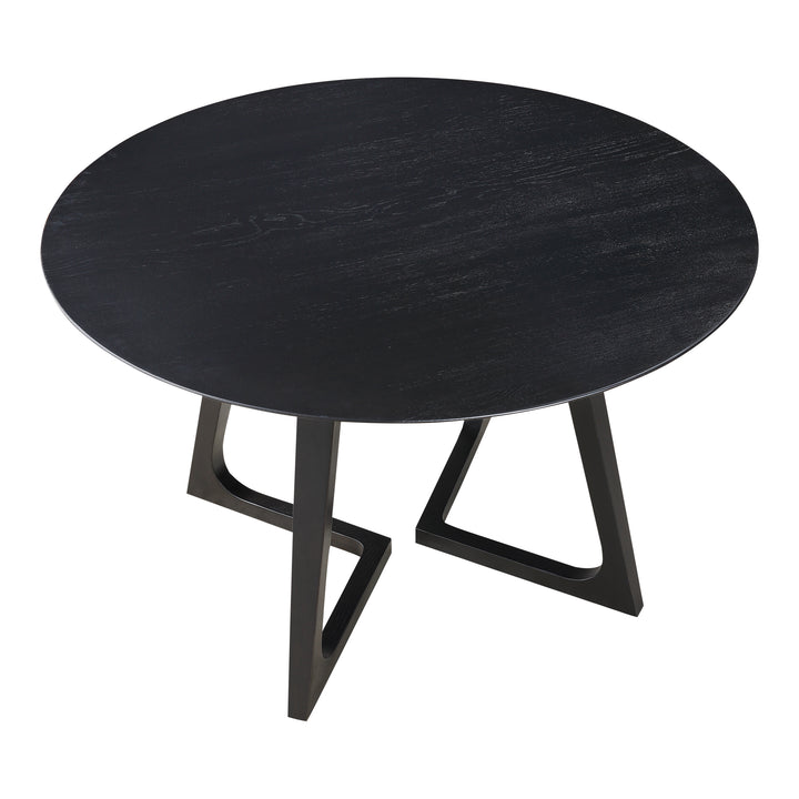 American Home Furniture | Moe's Home Collection - Godenza Dining Table Round Black Ash