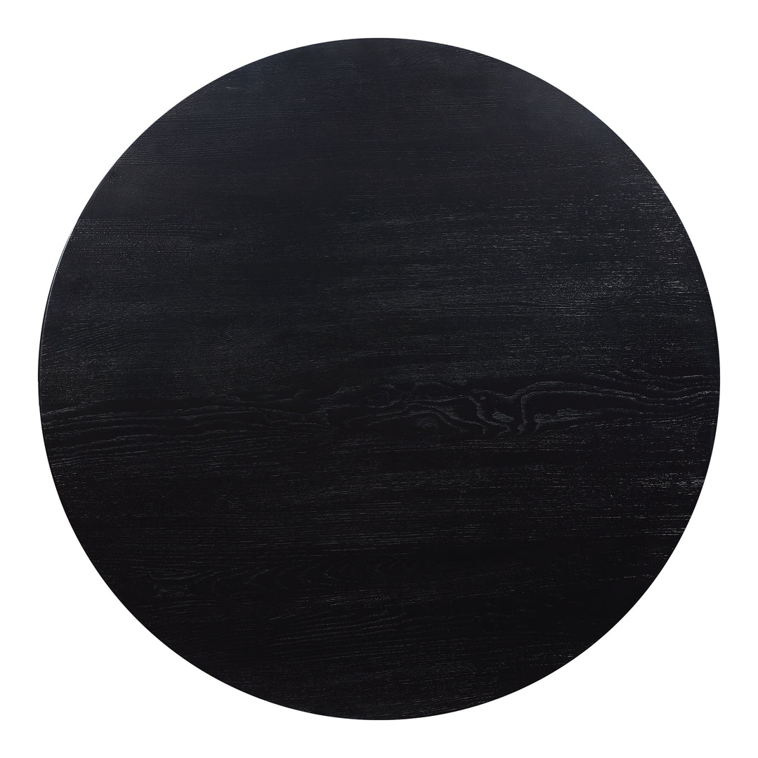 American Home Furniture | Moe's Home Collection - Godenza Dining Table Round Black Ash