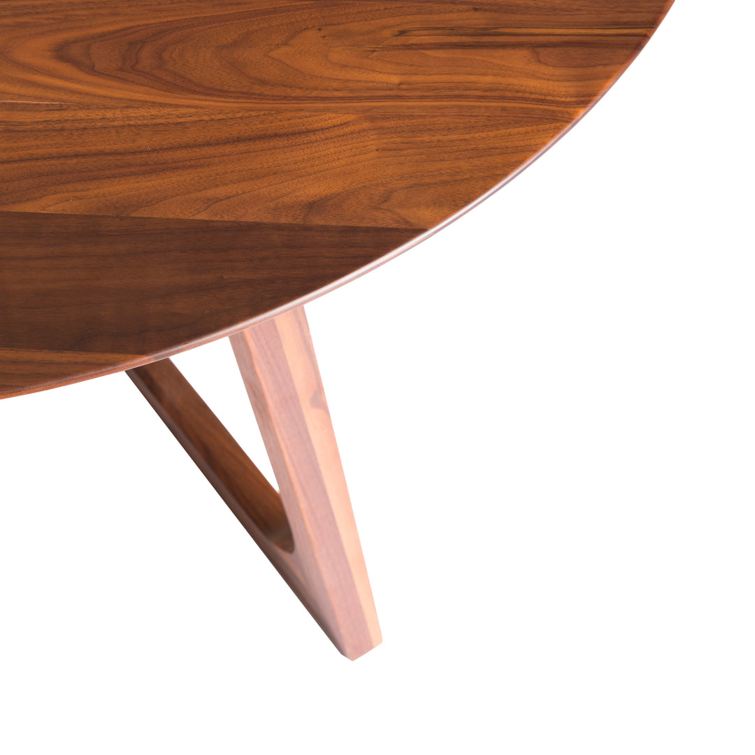 American Home Furniture | Moe's Home Collection - Godenza Dining Table Round Walnut