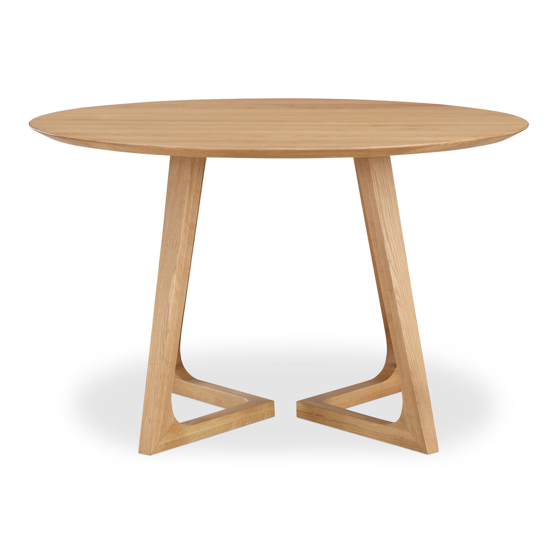 American Home Furniture | Moe's Home Collection - Godenza Dining Table Round Oak