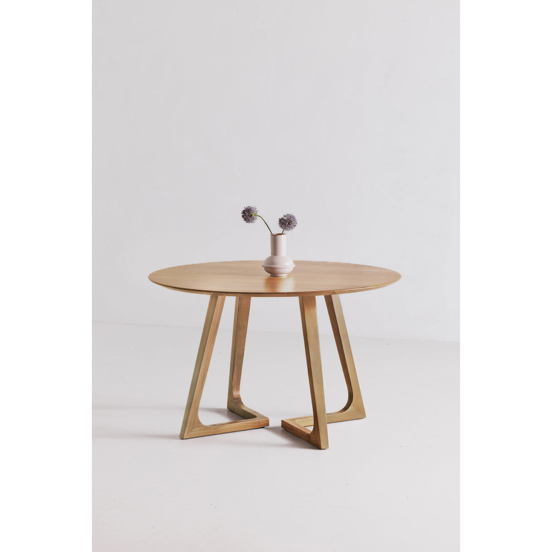 American Home Furniture | Moe's Home Collection - Godenza Dining Table Round Oak