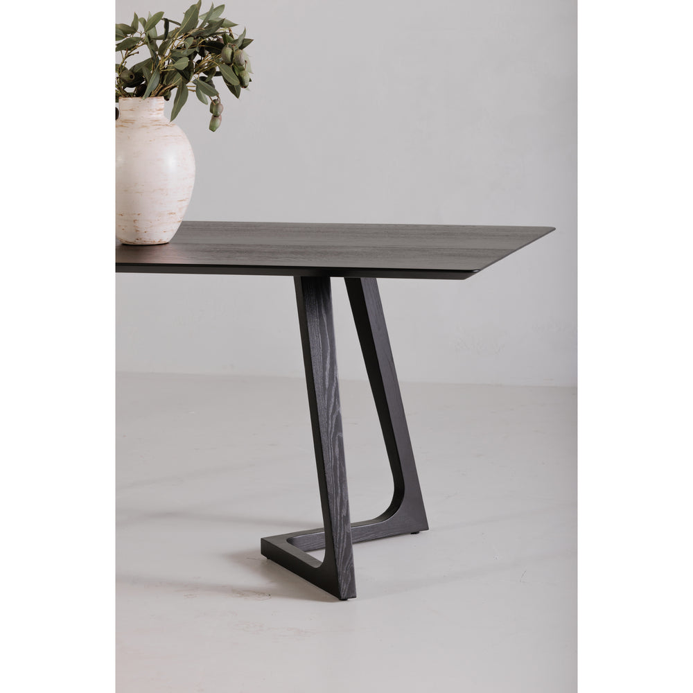 American Home Furniture | Moe's Home Collection - Godenza Dining Table Rectangular Black Ash