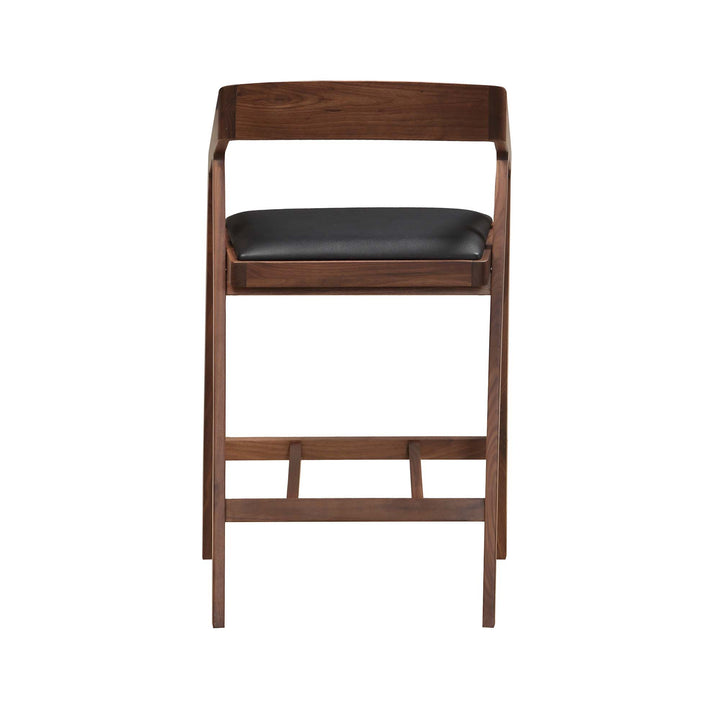 American Home Furniture | Moe's Home Collection - Padma Counter Stool Black Vegan Leather
