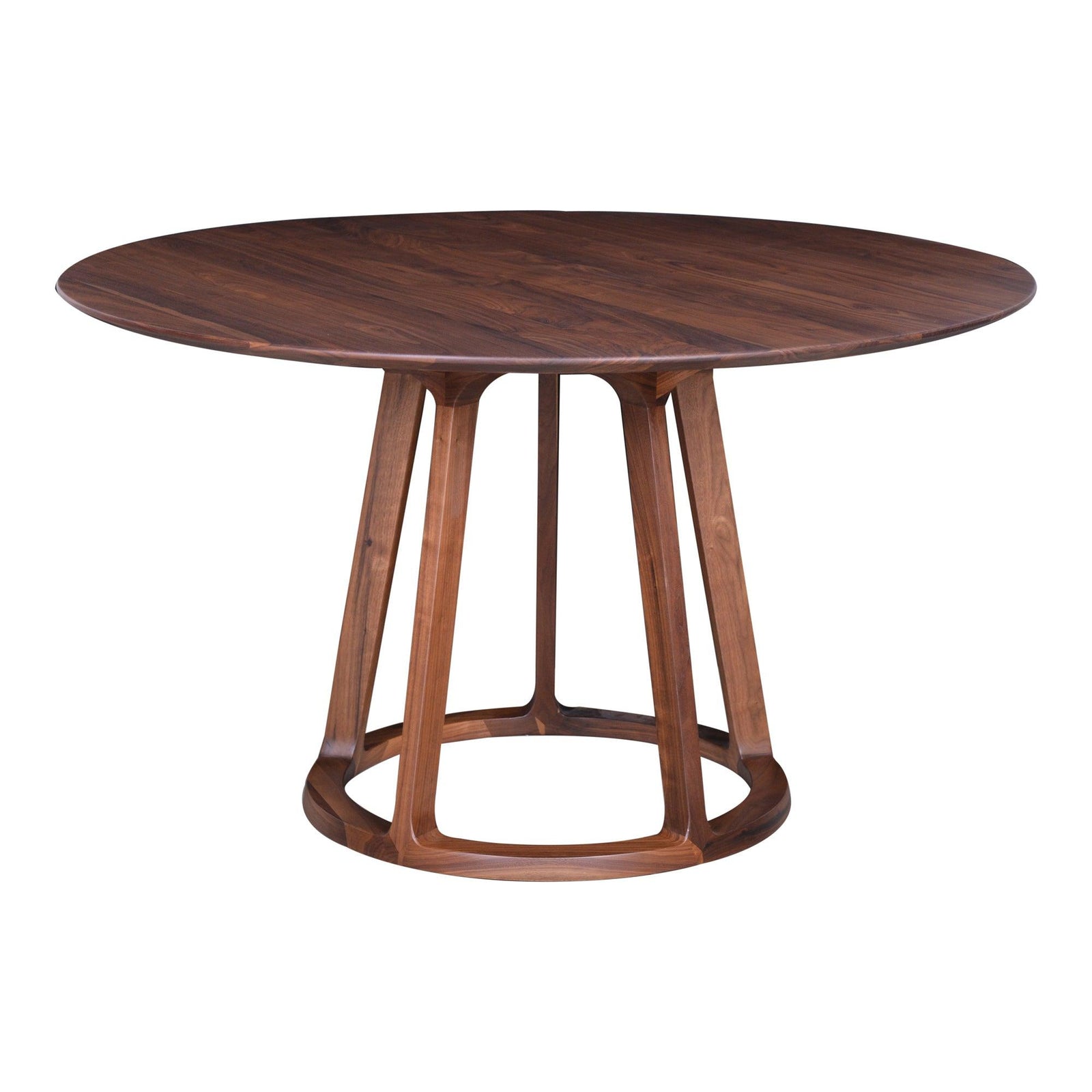 Moe's Home Collection - Aldo Round Dining Table Walnut - CB-1027-03-0 | American Home Furniture