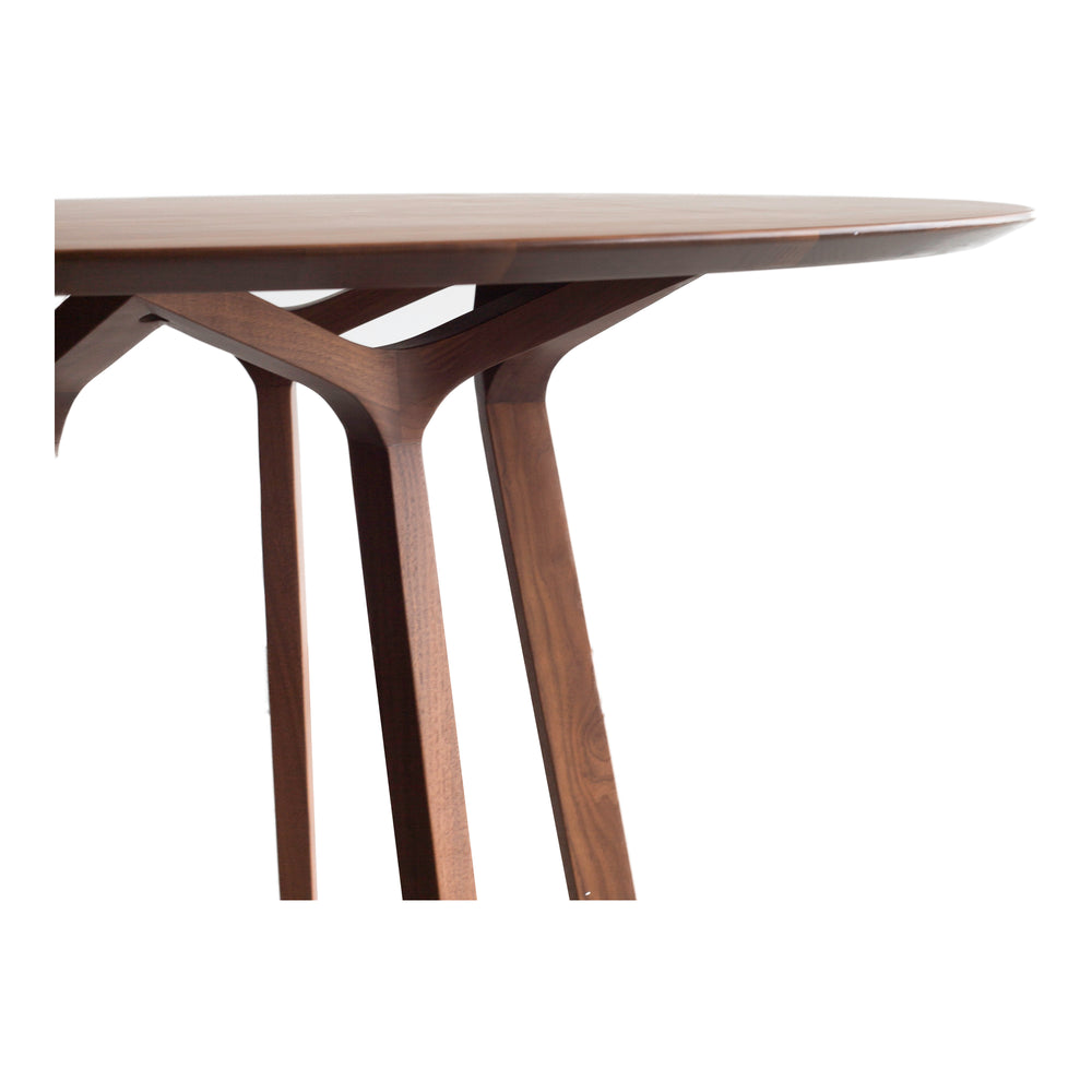 American Home Furniture | Moe's Home Collection - Aldo Round Dining Table Walnut