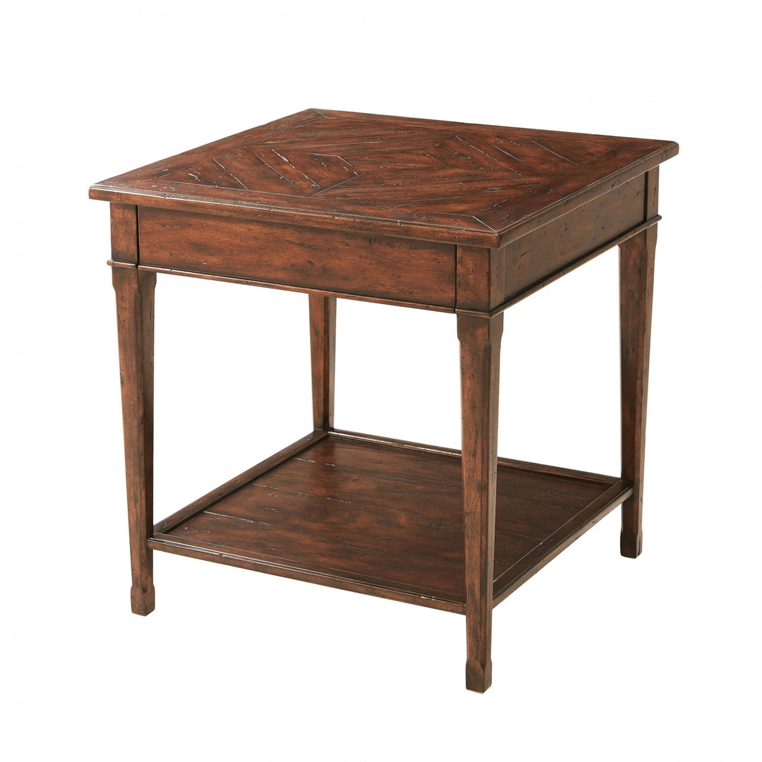 The Castle Guest Side Table - Theodore Alexander - AmericanHomeFurniture