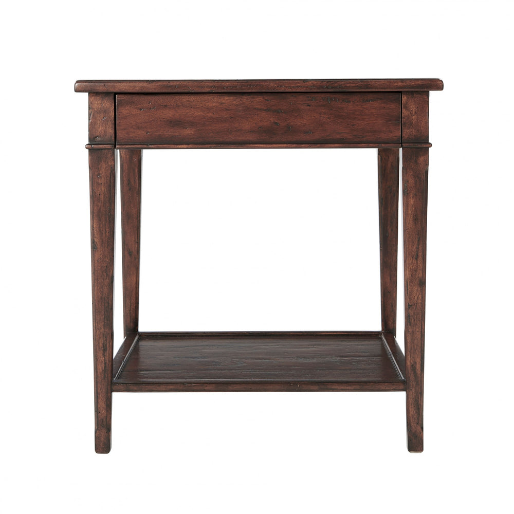 The Castle Guest Side Table - Theodore Alexander - AmericanHomeFurniture