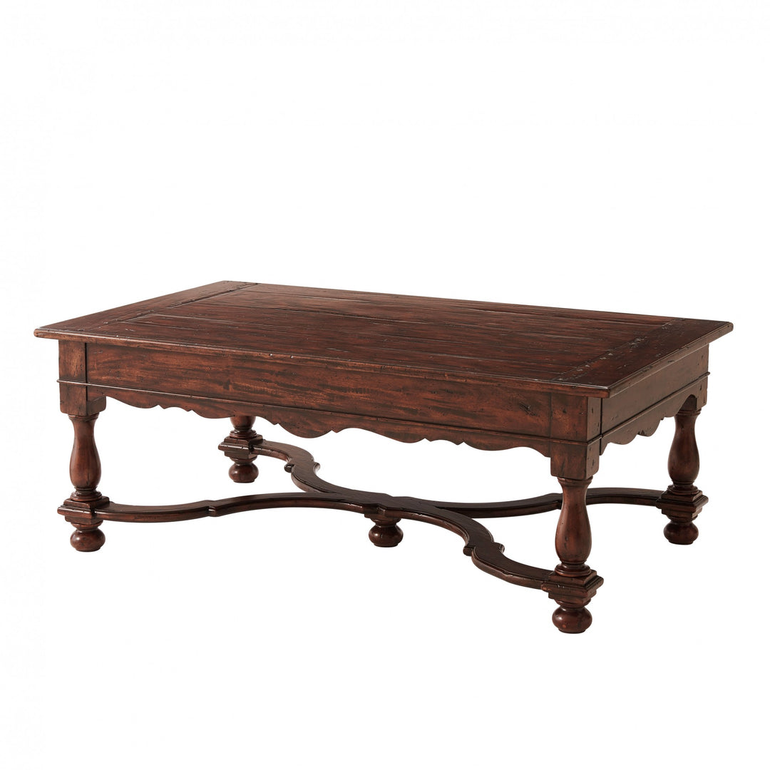The Antiqued Cocktail Table - Theodore Alexander - AmericanHomeFurniture