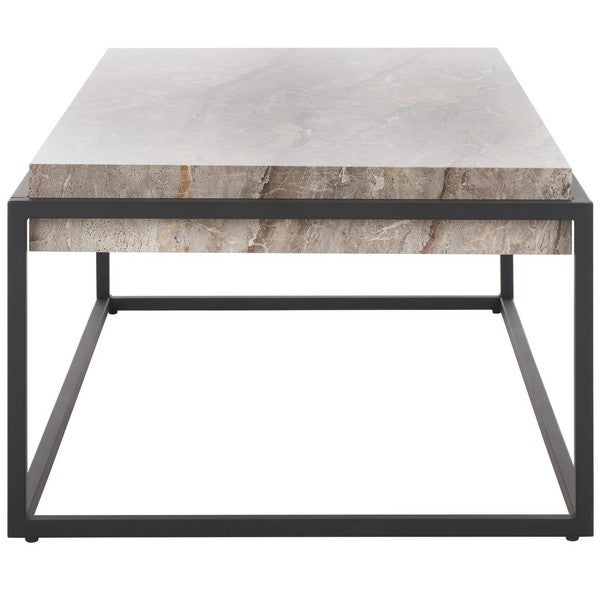 Grey Faux Marble / Black