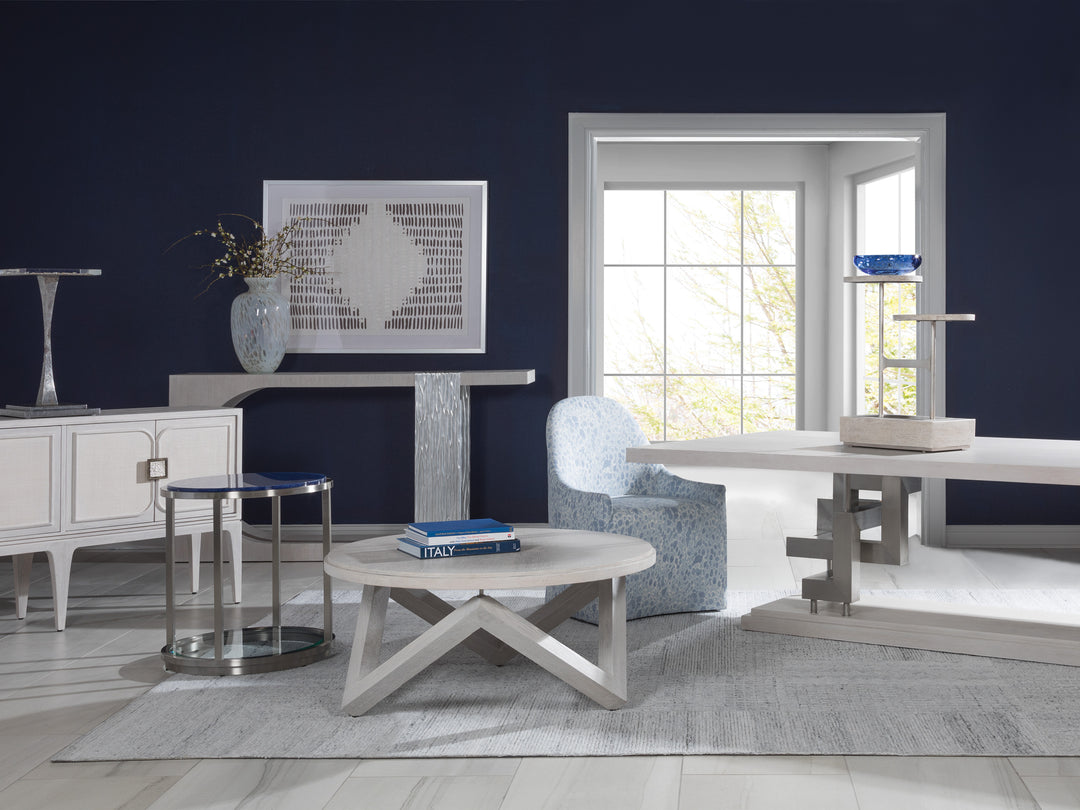 American Home Furniture | Artistica Home  - Signature Designs Ultramarine Round End Table