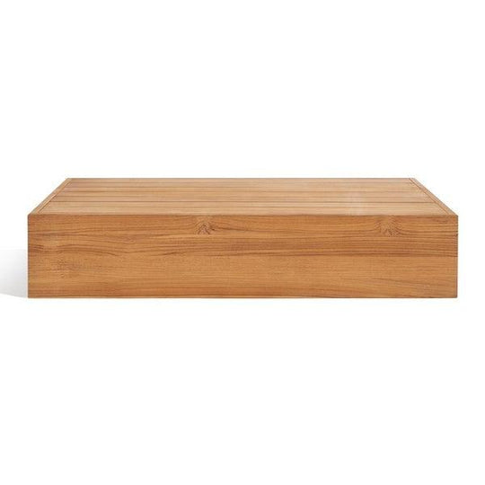 Safavieh Couture Kauai Brazilian Teak Coffee Table OUTDOOR COFFEE TABLES