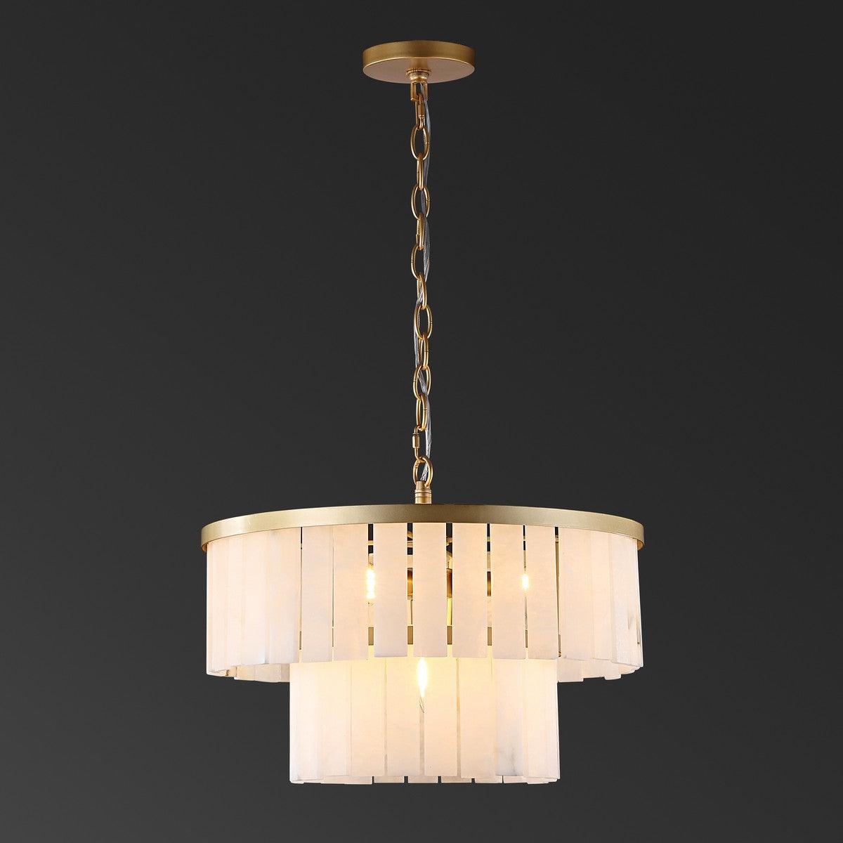Safavieh Couture Kiandra Marble 2 Tier Chandelier PENDANT LIGHTING