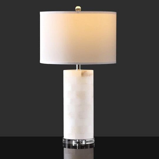Safavieh Couture Massey Round Alabaster Table Lamp TABLE LAMPS