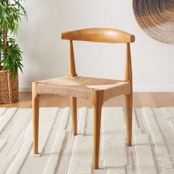 Walnut / Natural Woven Seat