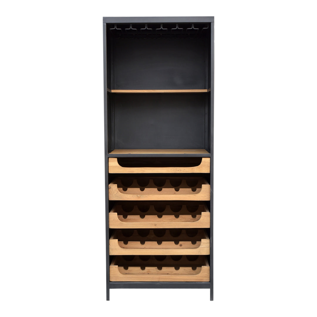 American Home Furniture | Moe's Home Collection - Chefs Teak Wine Bar