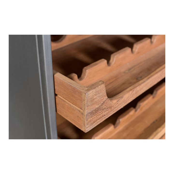 American Home Furniture | Moe's Home Collection - Chefs Teak Wine Bar