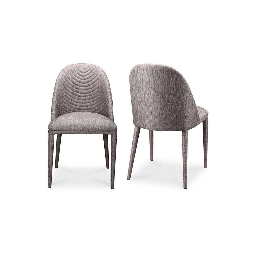 American Home Furniture | Moe's Home Collection - Libby Dining Chair Grey-Set Of Two