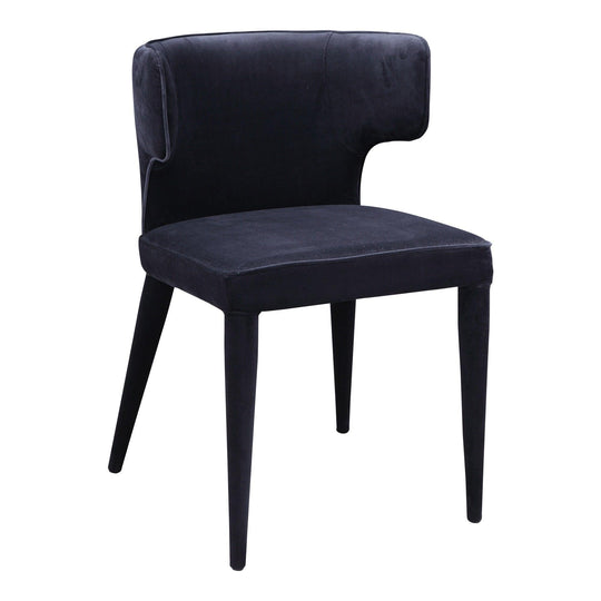 Moe's Home Collection - Jennaya Dining Chair Black - Set of 2 - EH-1103-02 | American Home Furniture