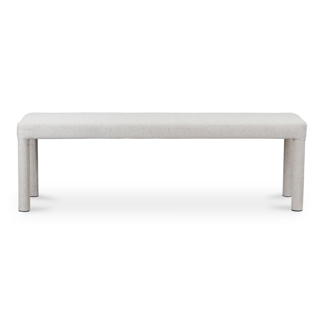 American Home Furniture | Moe's Home Collection - Place Dining Bench Light Grey