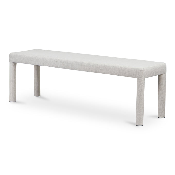 American Home Furniture | Moe's Home Collection - Place Dining Bench Light Grey