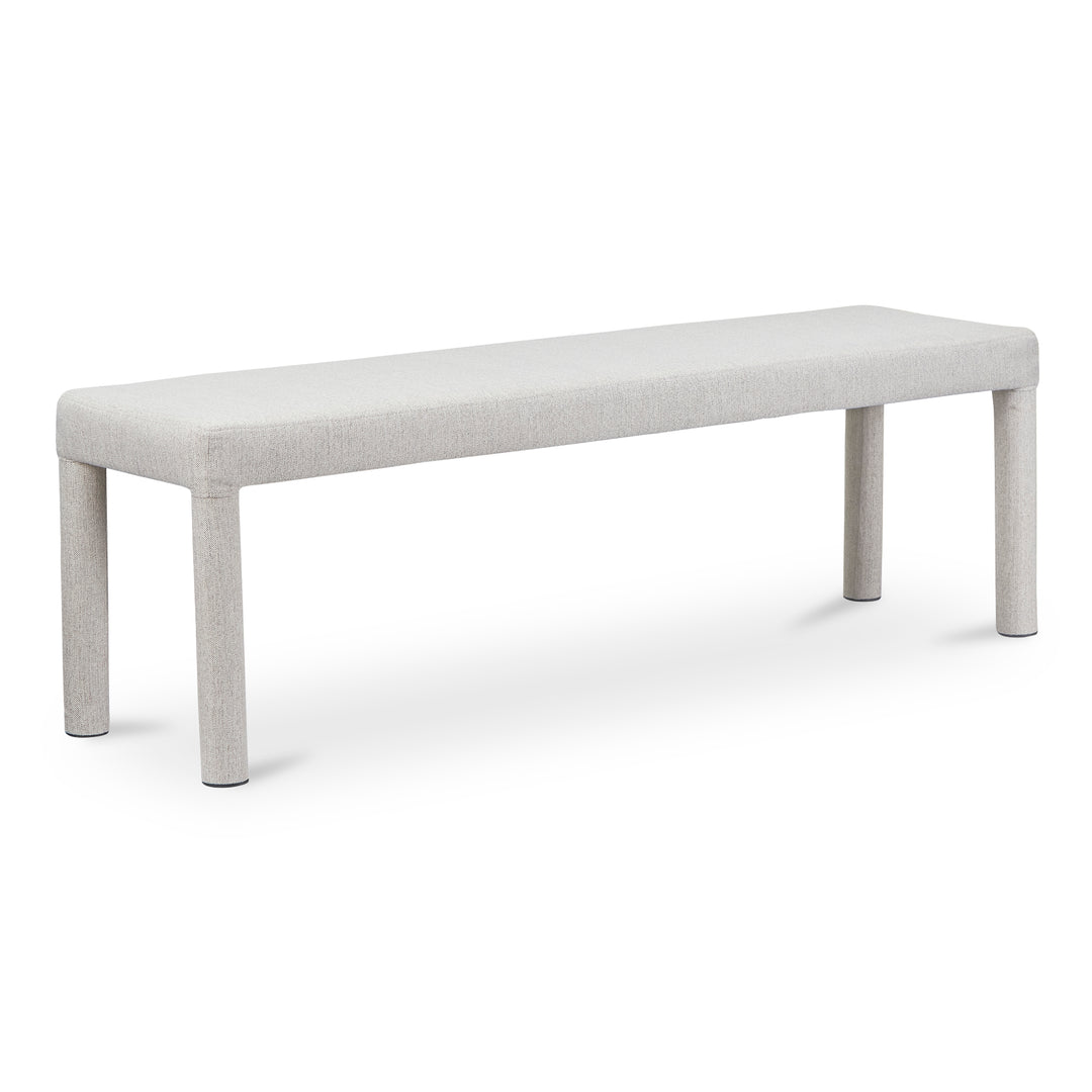 American Home Furniture | Moe's Home Collection - Place Dining Bench Light Grey