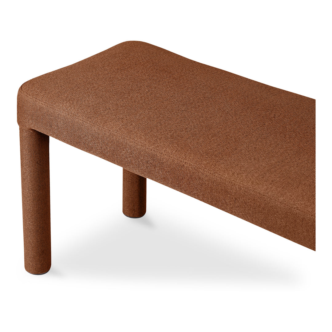 American Home Furniture | Moe's Home Collection - Place Dining Bench Rust