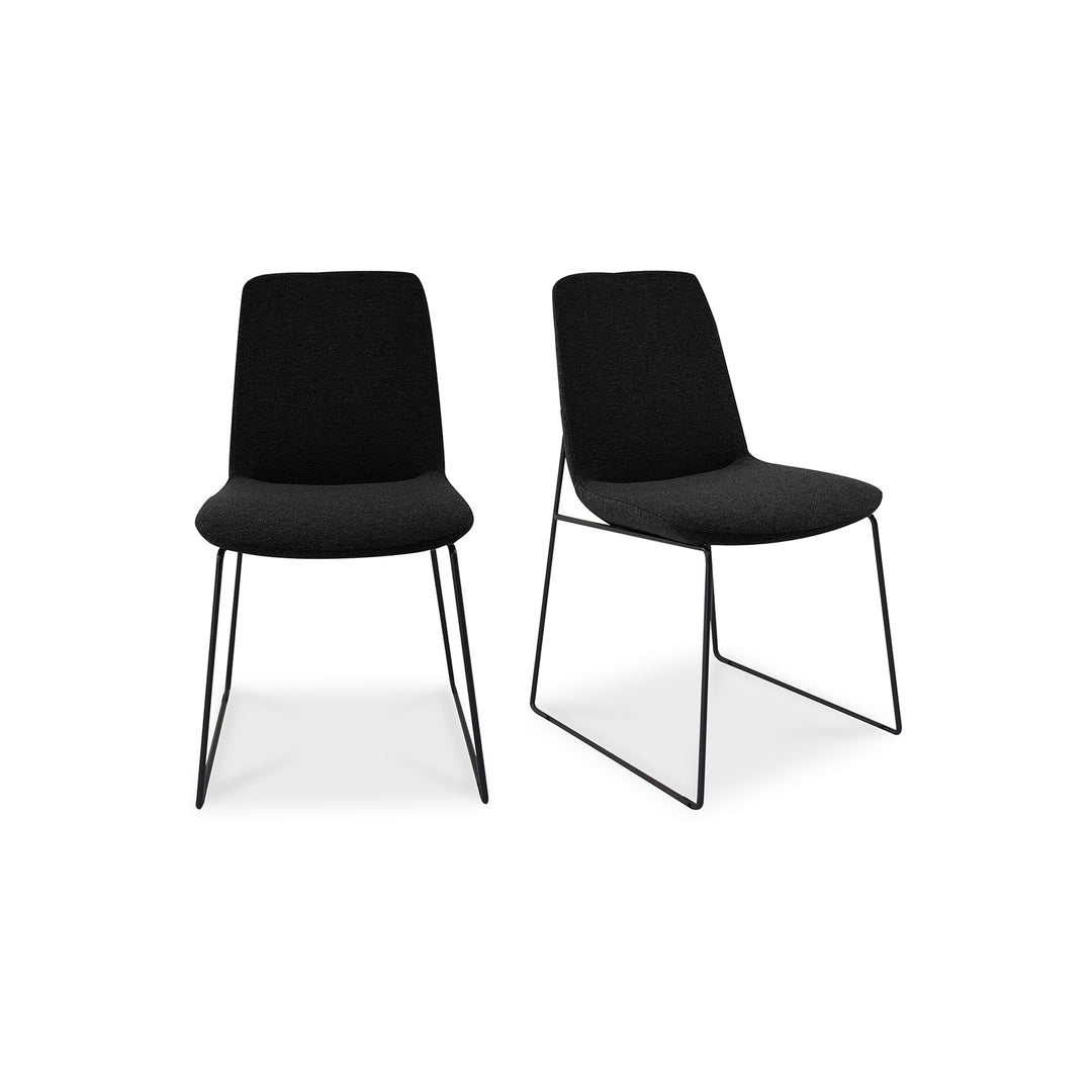 American Home Furniture | Moe's Home Collection - Ruth Dining Chair Black-Set Of Two