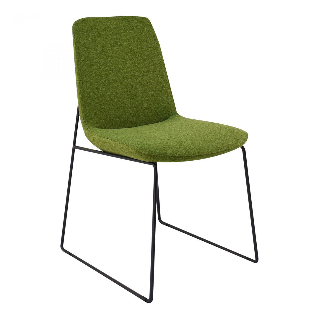 American Home Furniture | Moe's Home Collection - Ruth Dining Chair Green-Set Of Two