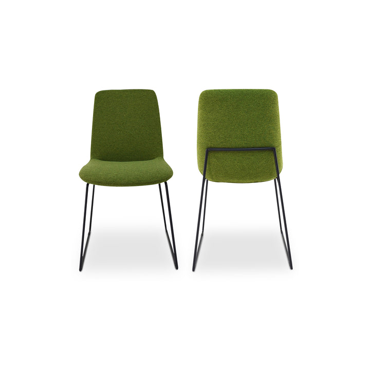 American Home Furniture | Moe's Home Collection - Ruth Dining Chair Green-Set Of Two