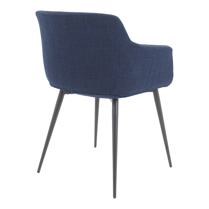 American Home Furniture | Moe's Home Collection - Ronda Arm Chair Blue-Set Of Two