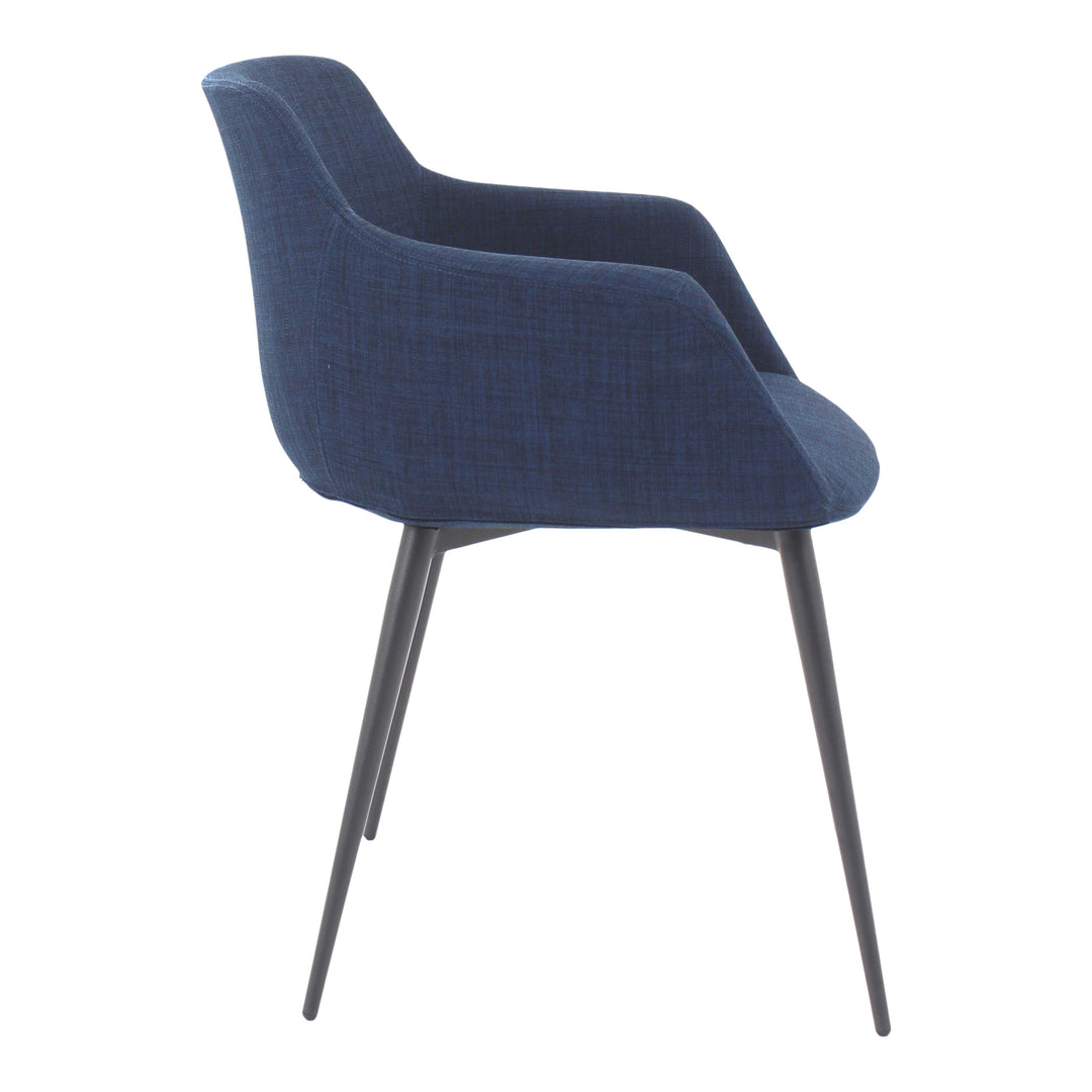 American Home Furniture | Moe's Home Collection - Ronda Arm Chair Blue-Set Of Two