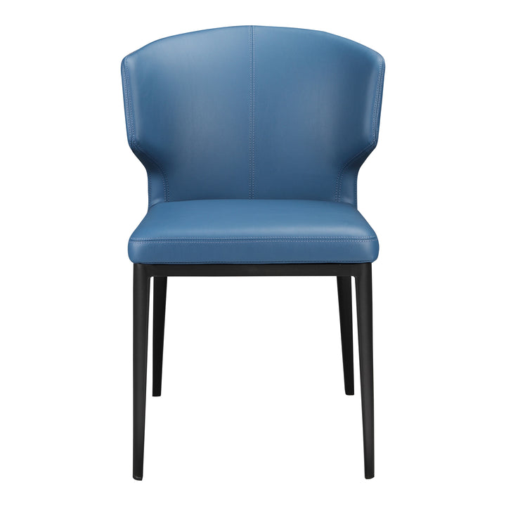 American Home Furniture | Moe's Home Collection - Delaney Dining Chair Steel Blue-Set Of Two