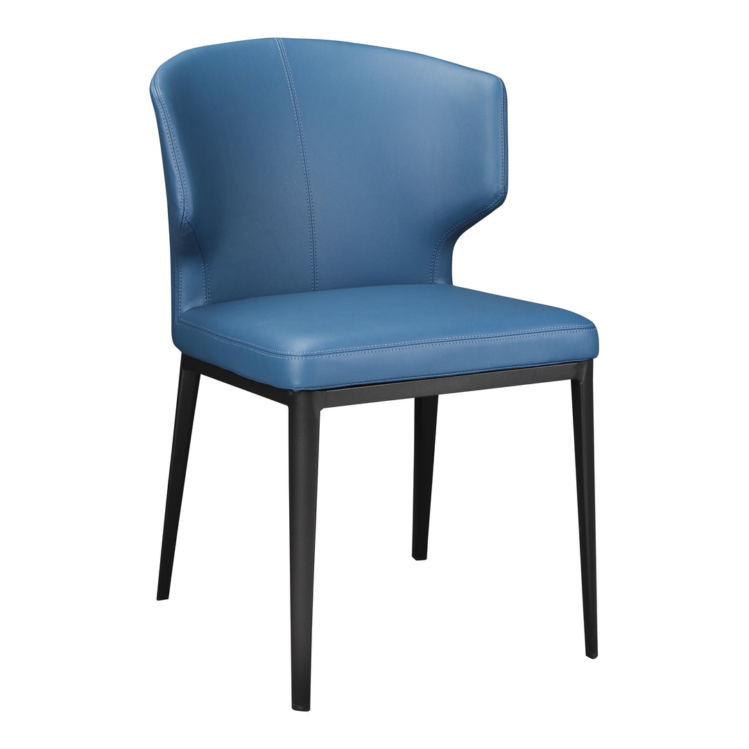 American Home Furniture | Moe's Home Collection - Delaney Dining Chair Steel Blue-Set Of Two