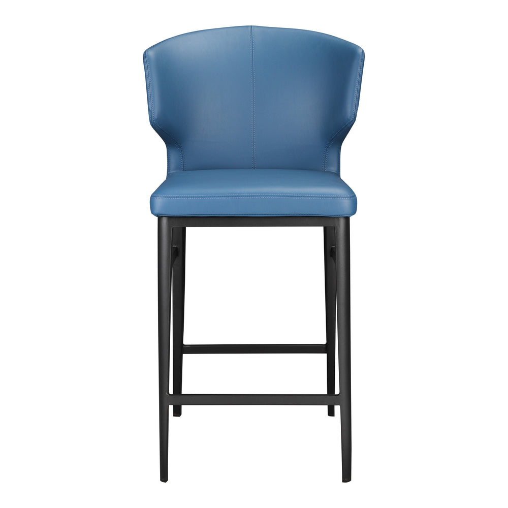 American Home Furniture | Moe's Home Collection - Delaney Counter Stool Steel Blue