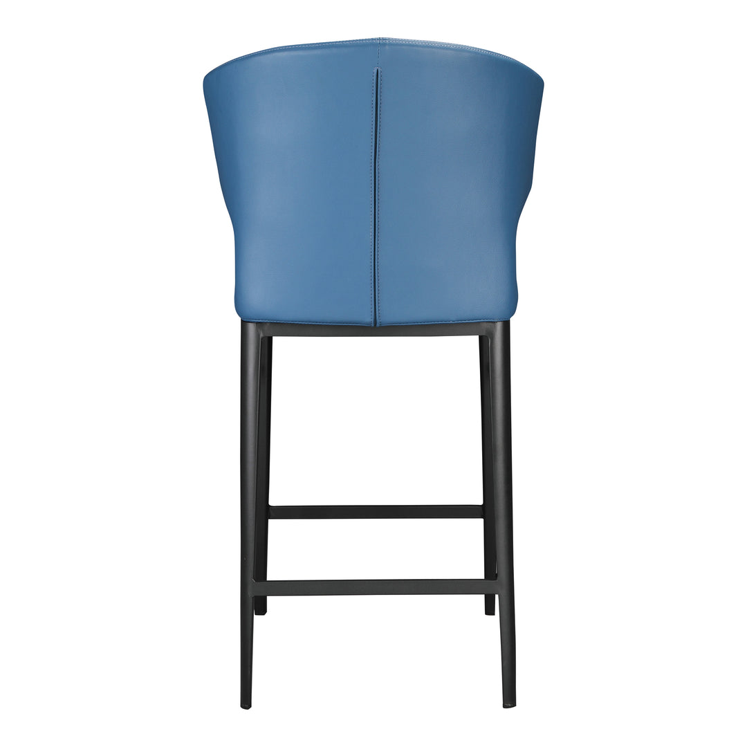 American Home Furniture | Moe's Home Collection - Delaney Counter Stool Steel Blue