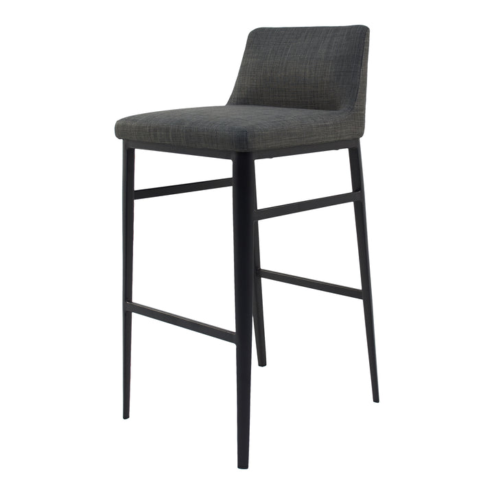 American Home Furniture | Moe's Home Collection - Baron Barstool Charcoal