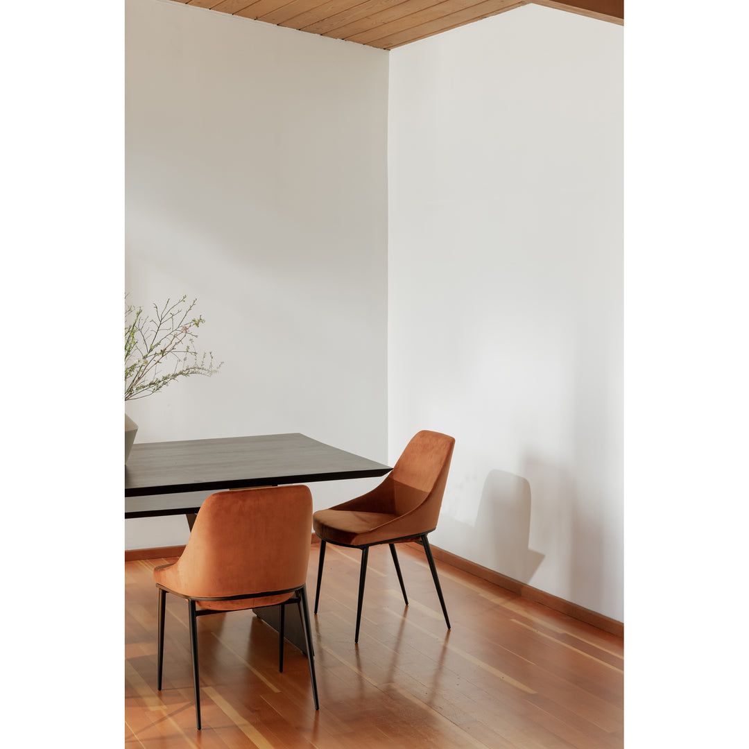 American Home Furniture | Moe's Home Collection - Sedona Dining Chair Amber-Set Of Two