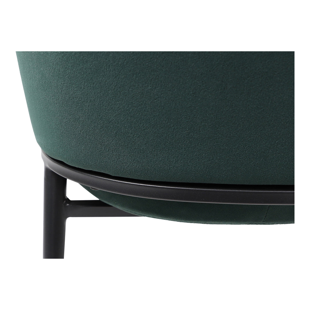 American Home Furniture | Moe's Home Collection - Sedona Dining Chair Green Velvet-Set Of Two