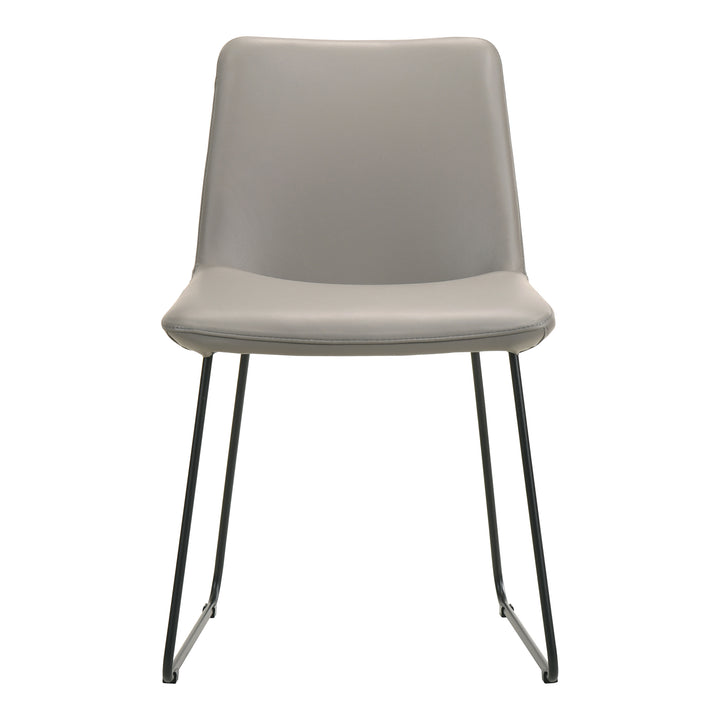 American Home Furniture | Moe's Home Collection - Villa Dining Chair Grey-Set Of Two